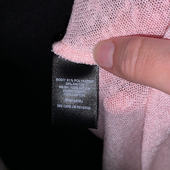 TORRID peach pink slub hacci lace inset cardigan! - Picture 7 of 7